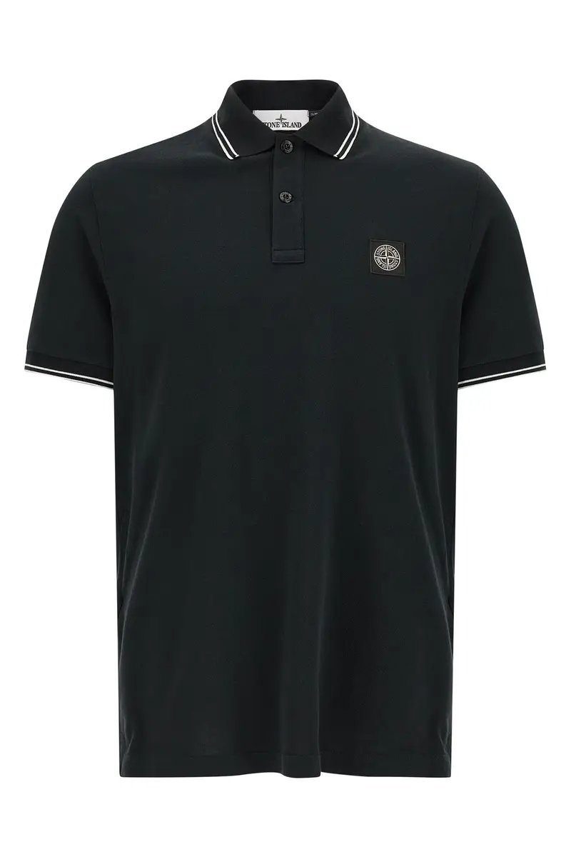 Stone Island Polo Nero 4145737