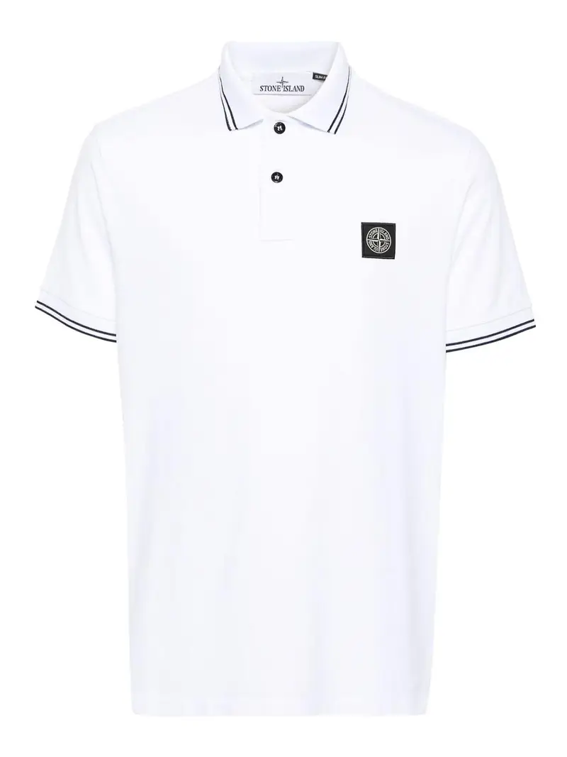 Stone Island Polo Bianco 4308991