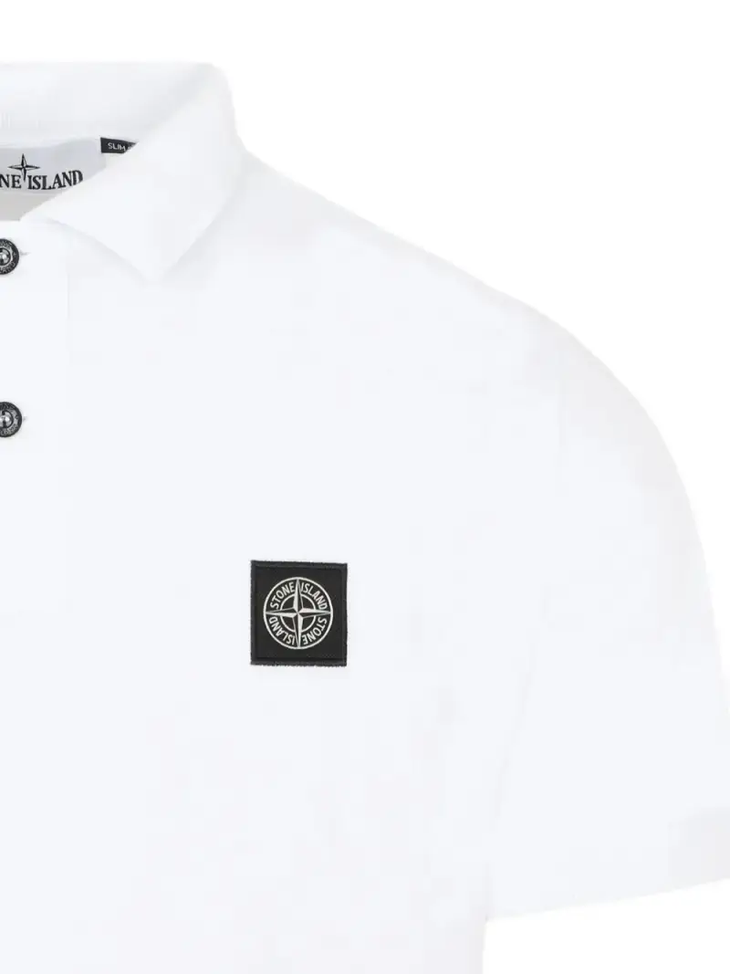 Stone Island Polo Bianco 4152548 miniatura 3