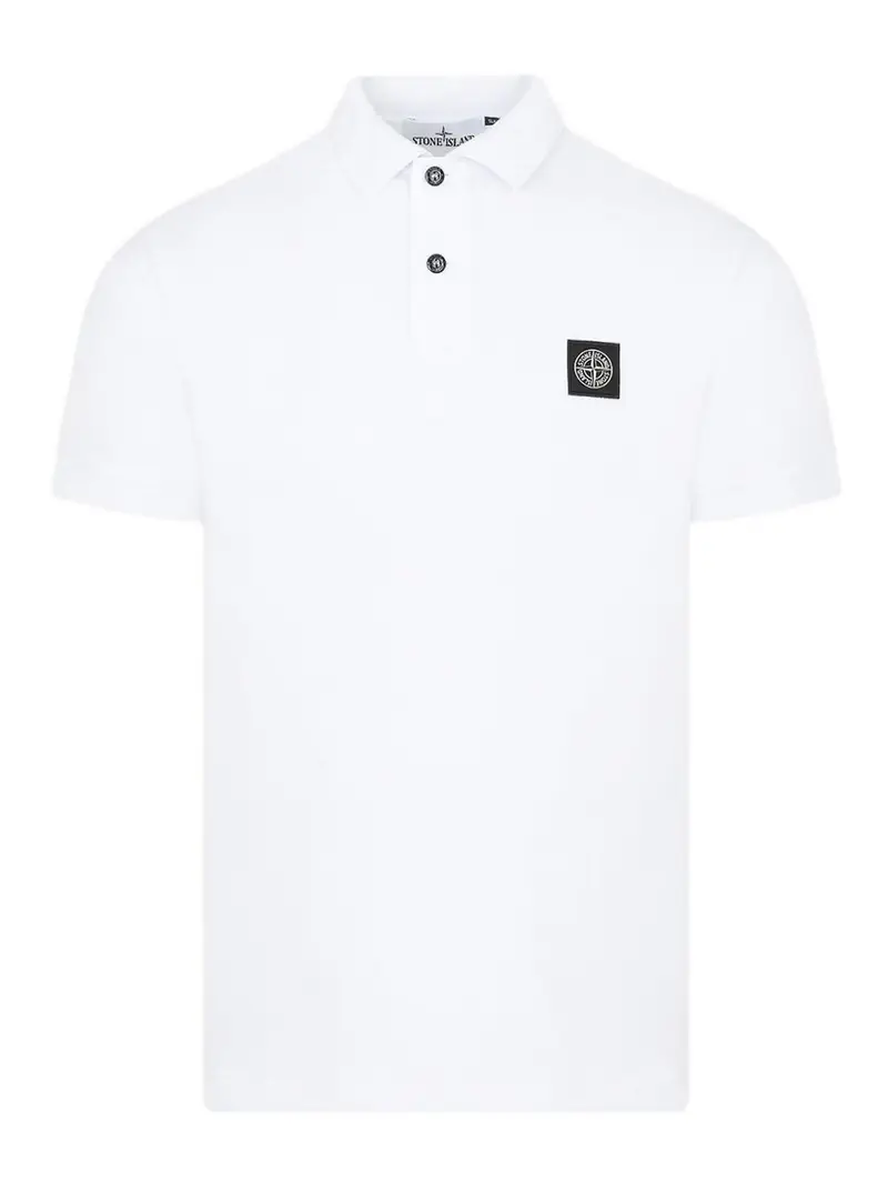Stone Island Polo Bianco 4228644