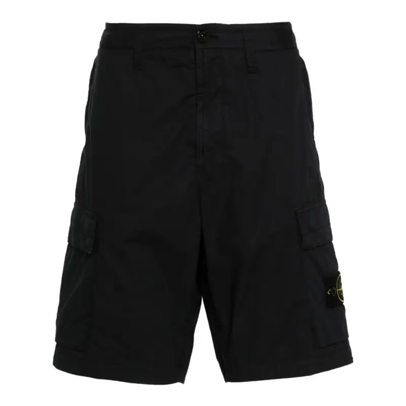 Short Cargo in Cotone NERO miniatura 2