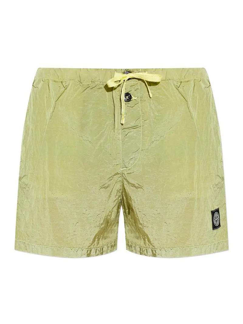 Shorts in cotone Giallo