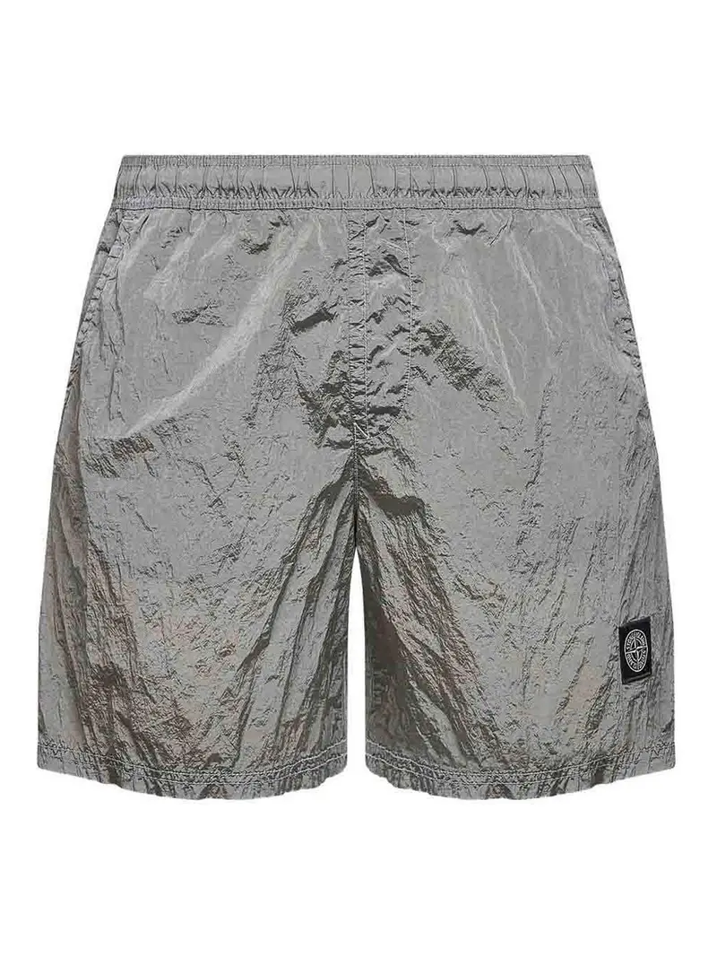 Shorts in cotone Grigio