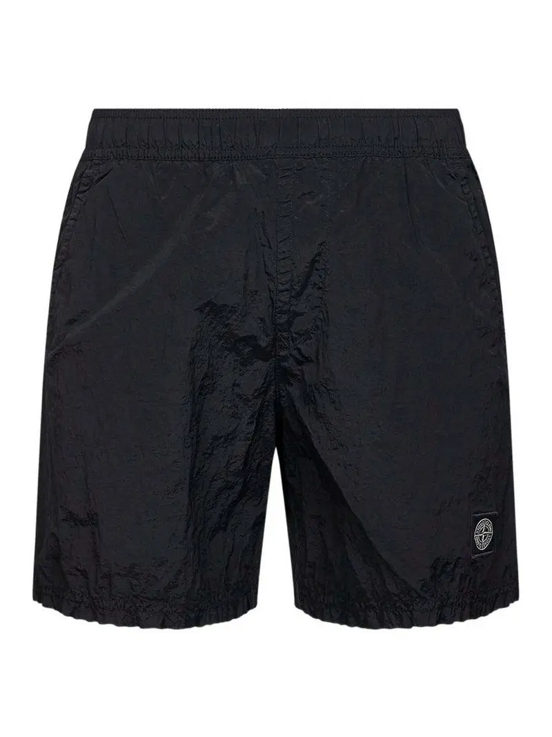 Shorts in cotone Nero