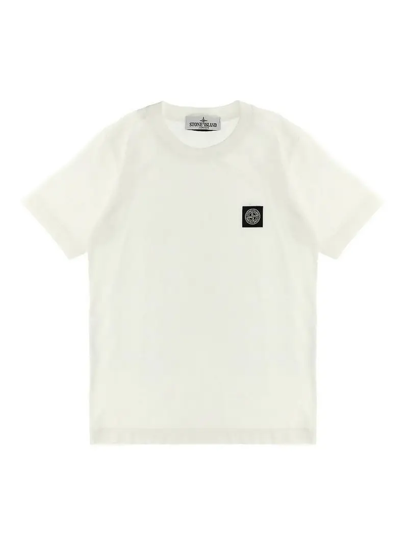 T-Shirt Con Logo Bianco