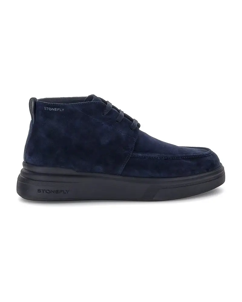 polacchina uomo phoenix 3 in camoscio blu 221594