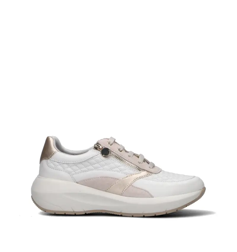 Sneaker donna grigia/rosa Vario