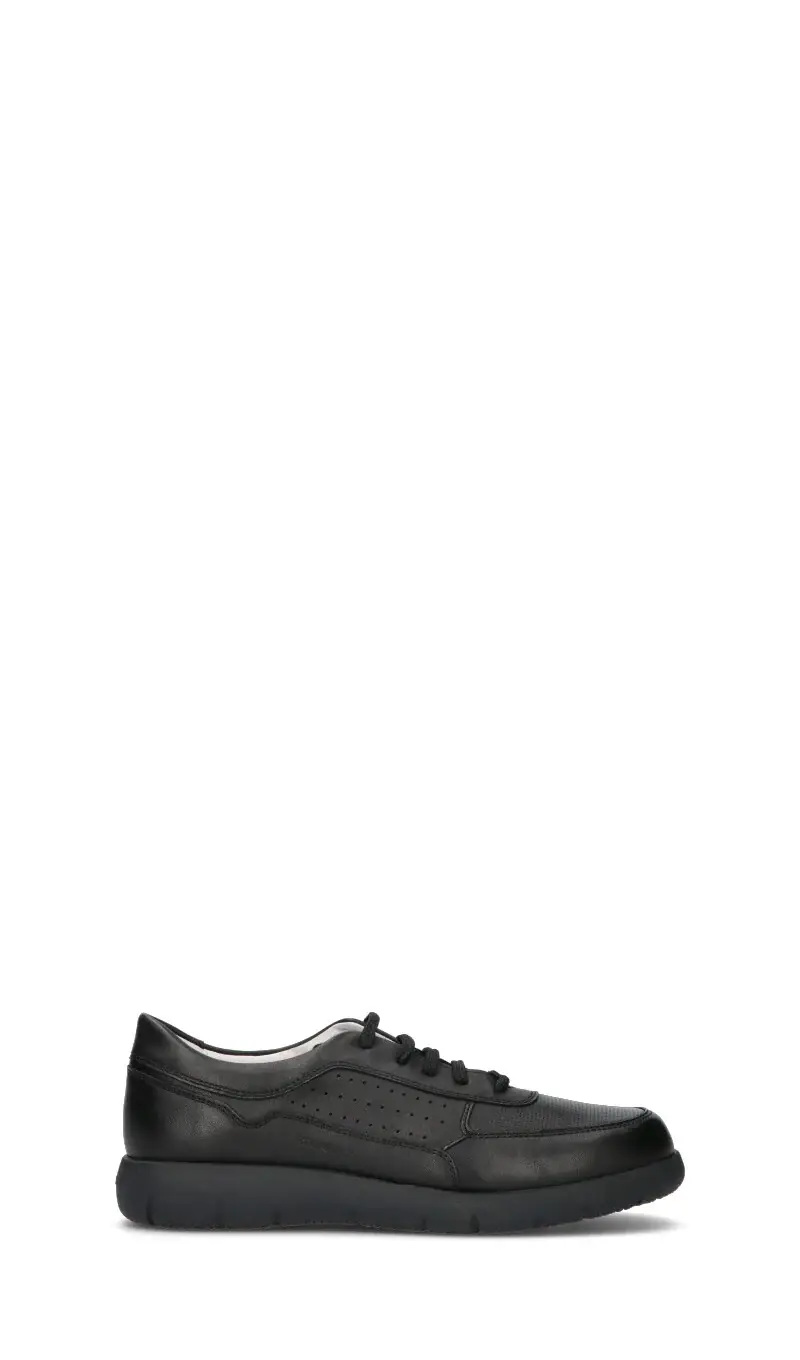 Sneaker uomo nera in pelle Vario