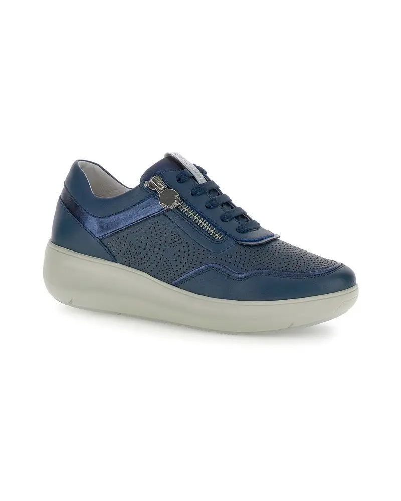 sneakers donna rock 30 nappa blu 222684