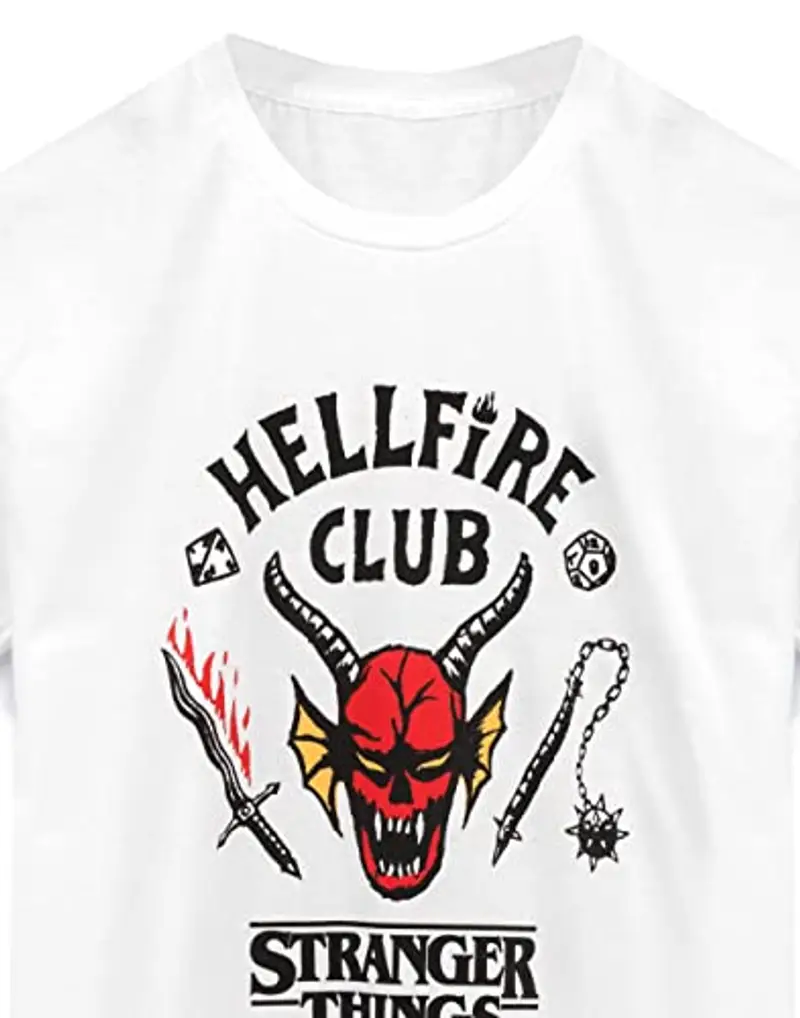 Stranger Things T-shirt Bianco 1988430 miniatura 3