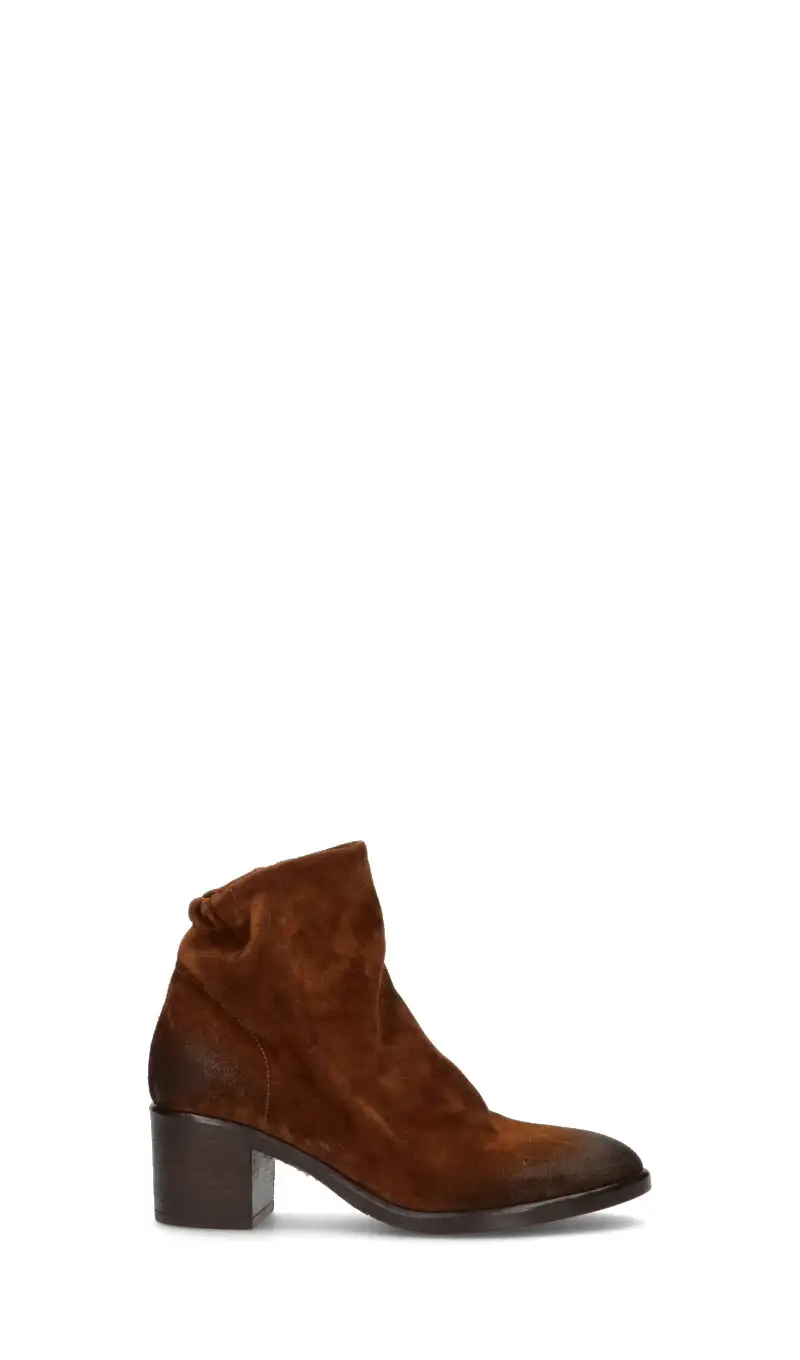 Strategia Stivaletti donna cognac in suede