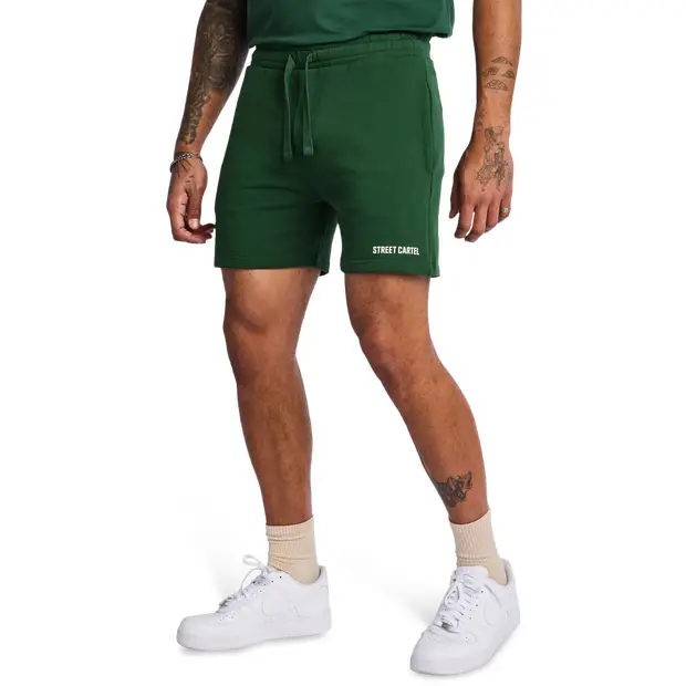 Darkside male Pantaloncini - Verde - French Terry di cotone - Foot Locker Green