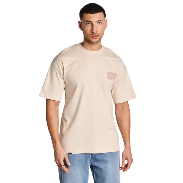 Orbit Uomo - Magliette Beige - di cotone