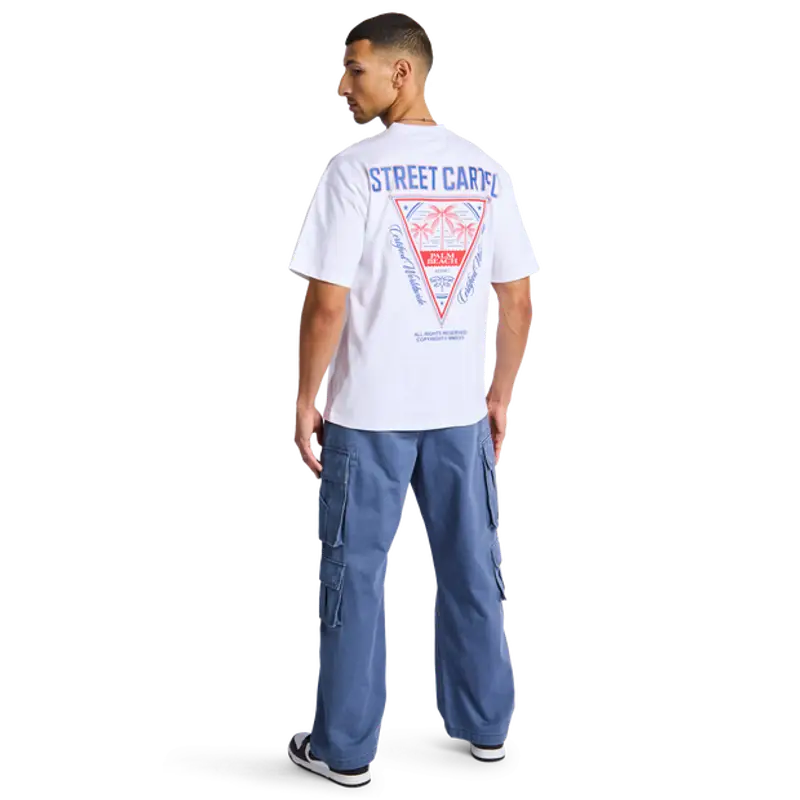 Street Cartel Resort male Magliette - Bianco - Jersey di cotone - Foot Locker