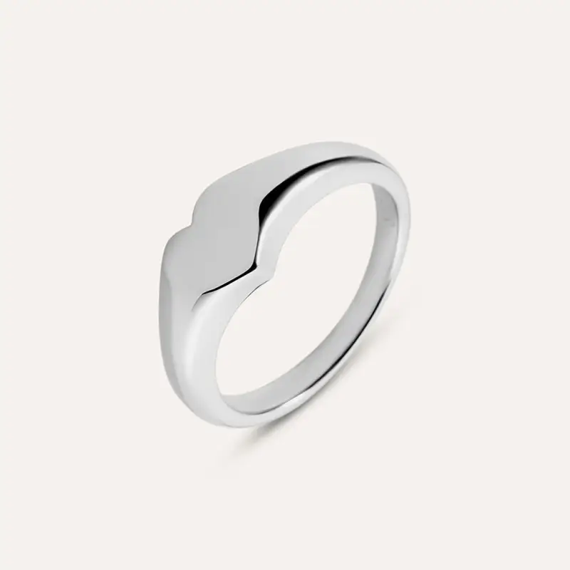 Anello Chevalier Silver Collection Argento Rodiato