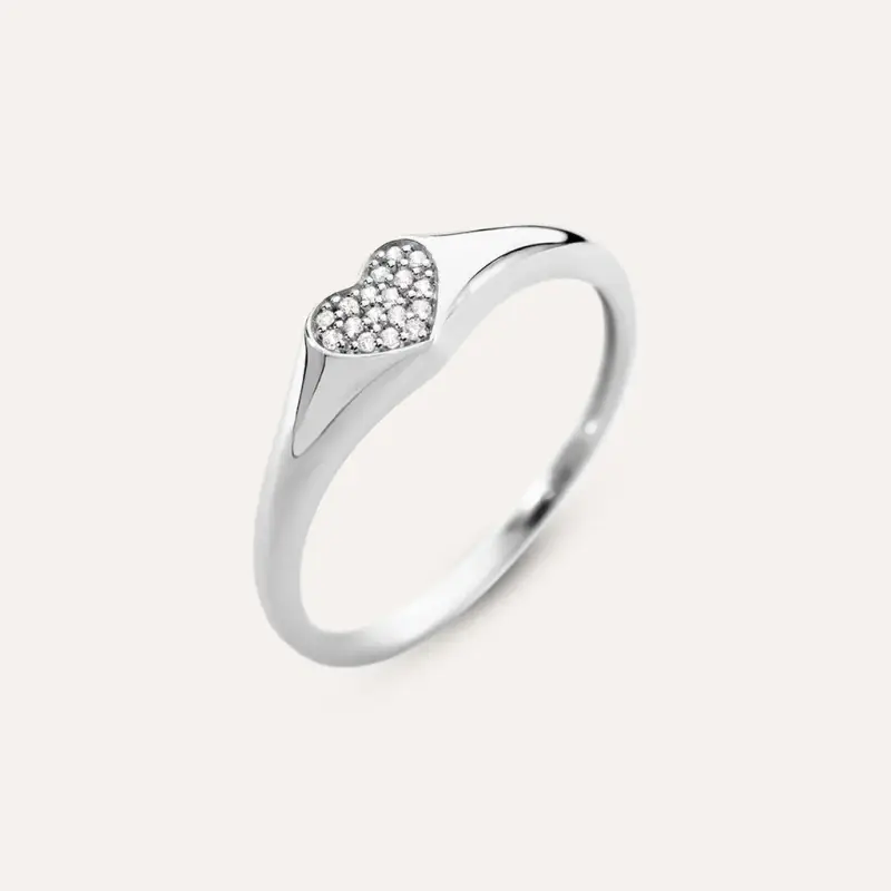 Anello Chevalier Silver Shine Argento Rodiato Cubic Zirconia