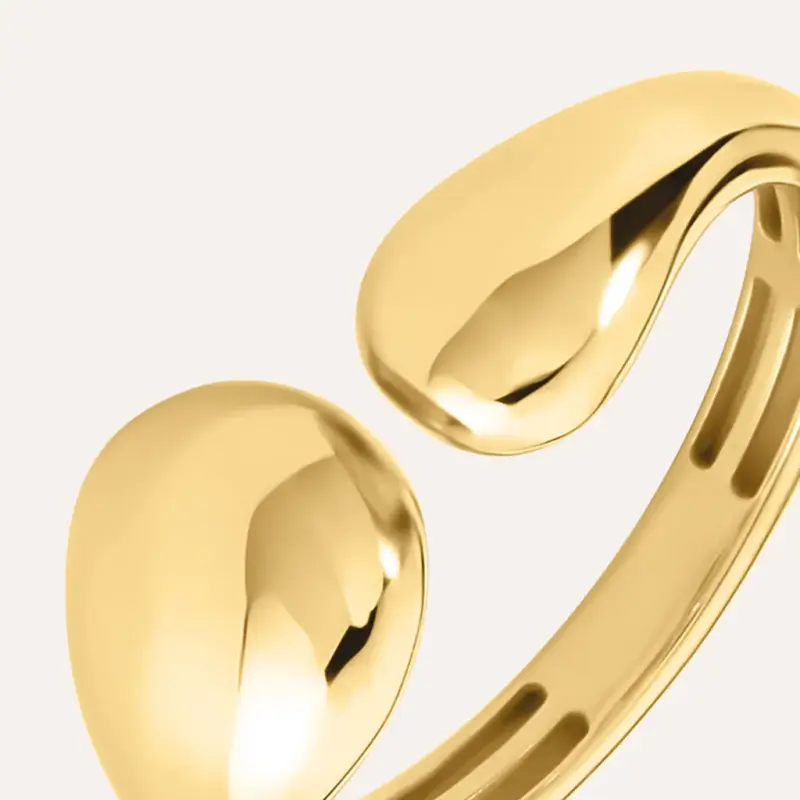 Anello Contrarie Isabelle Oro Giallo miniatura 2