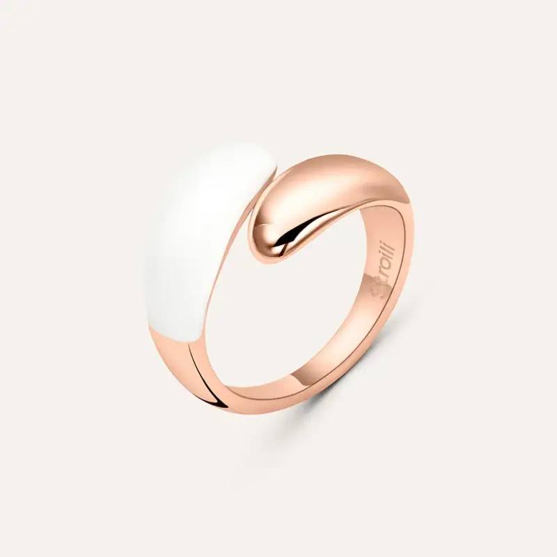 Anello Contrarie Lady Sweet Acciaio Rosa