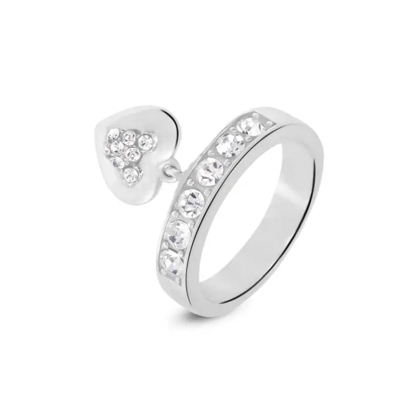 Anello Fantasia Mickey Mouse & Friends Acciaio Cristallo