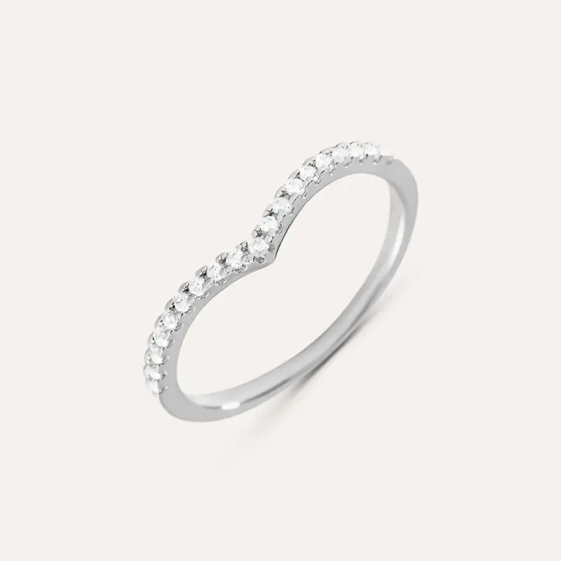 Anello Fantasia Silver Shine Argento Rodiato Cubic Zirconia