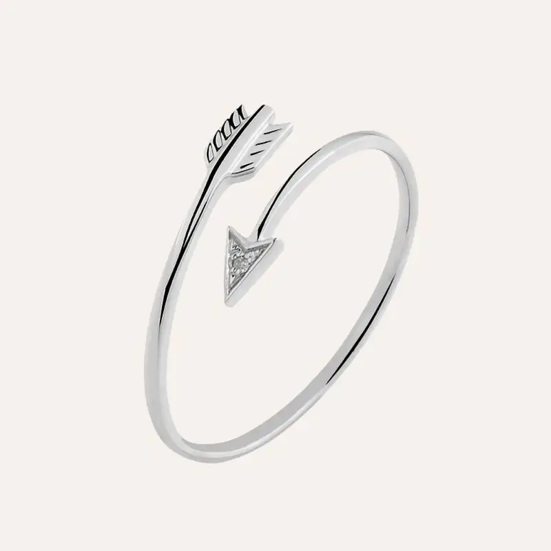 Anello Fantasia Sophia Oro Bianco Diamante