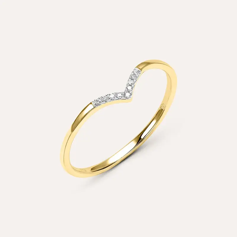 Anello Fantasia Sophia Oro Giallo Diamante