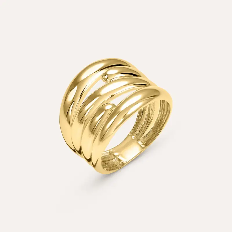 Anello Fascia Isabelle Oro Giallo