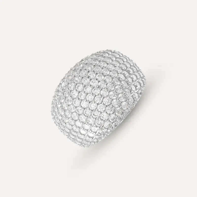 Anello Fascia Silver Shine Argento Rodiato Cubic Zirconia