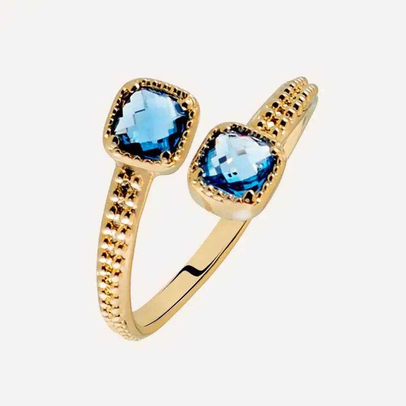 Anello Golden Dream Placcato Oro Giallo Pietra sintetica