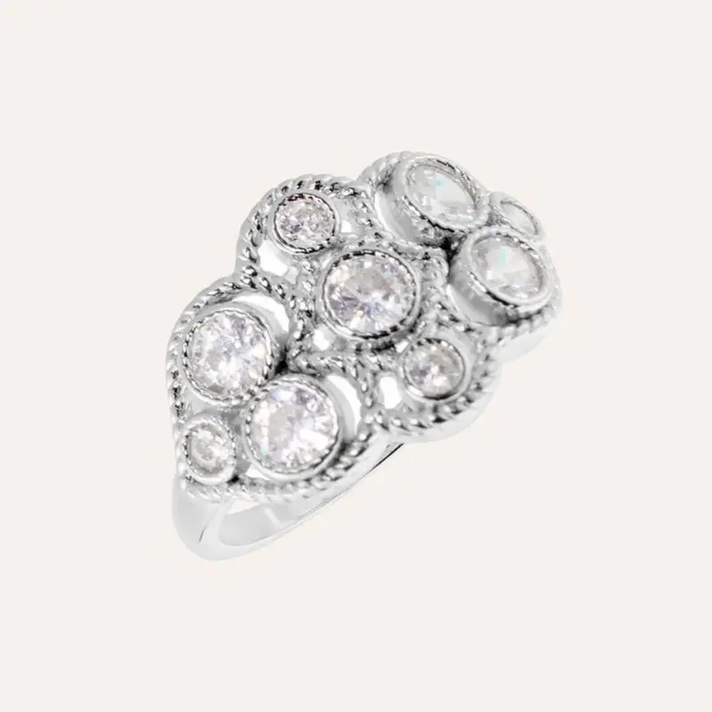 Anello Silver Elegance Argento Rodiato Cubic Zirconia