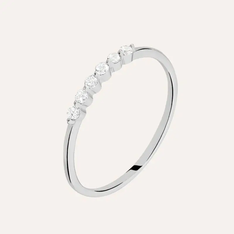 Anello Silver Elegance Argento Rodiato Cubic Zirconia