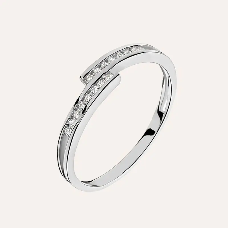 Anello Silver Shine Argento Rodiato Cubic Zirconia