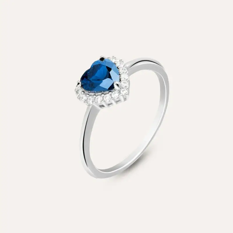 Anello Solitario Silver Elegance Argento Rodiato Cubic Zirconia