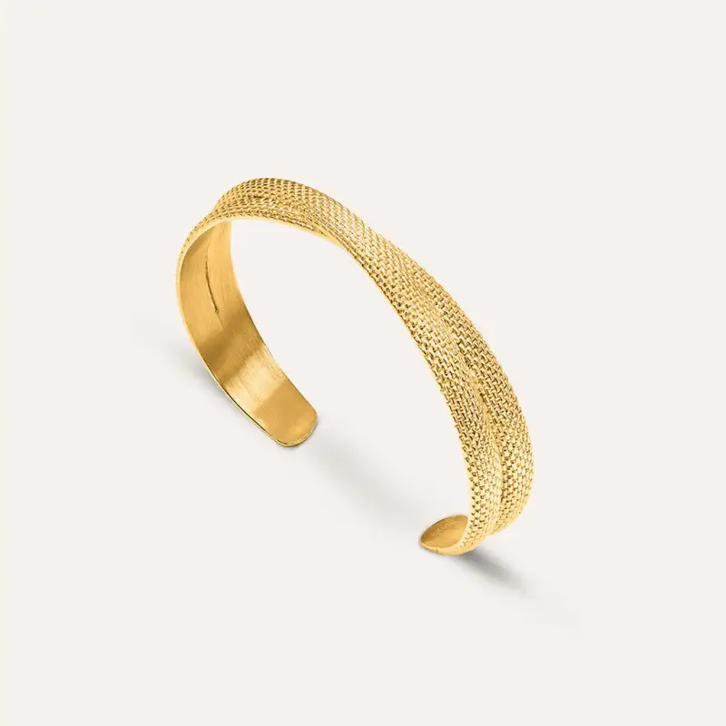 Bangle Radiance Acciaio Dorato