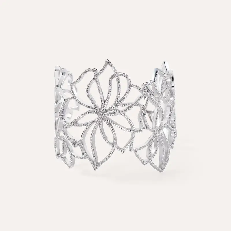 Bangle Silver Elegance Argento Rodiato Cubic Zirconia