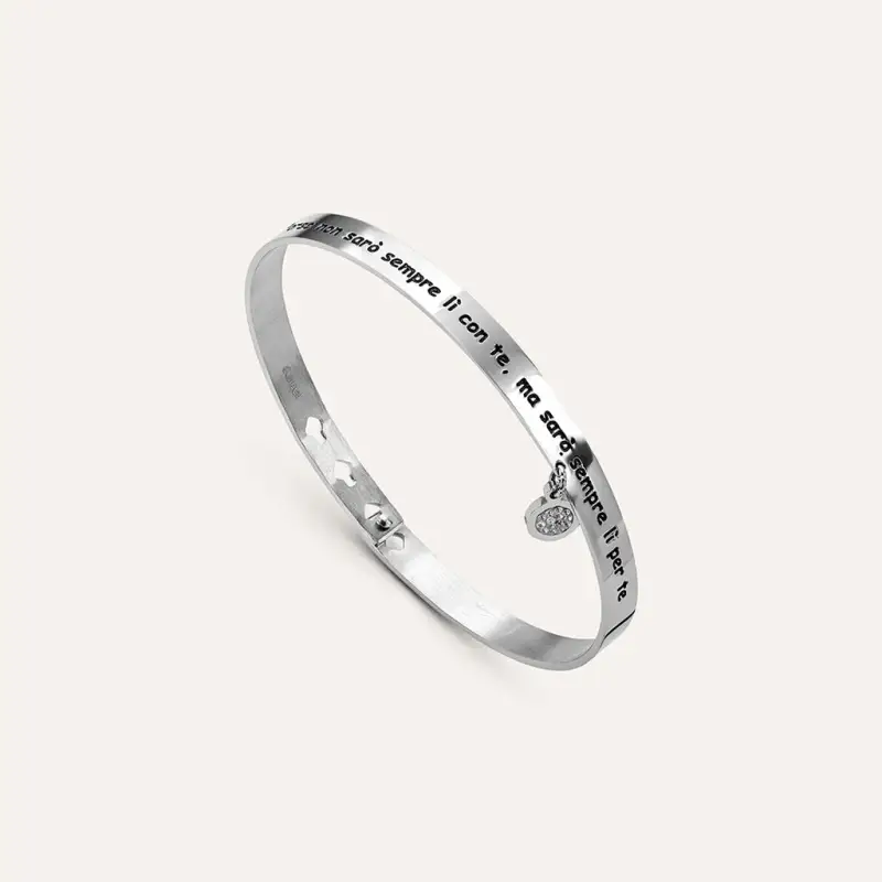 Bangle Sunrise Acciaio Cristallo