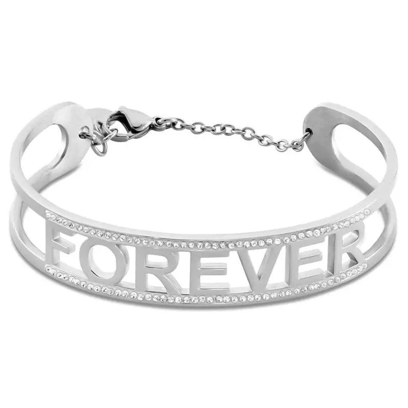 Bangle Sunrise Acciaio Cristallo