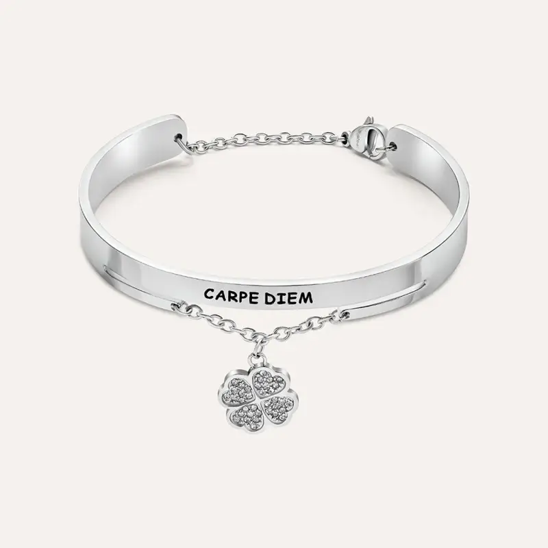 Bangle Sunrise Acciaio Cristallo