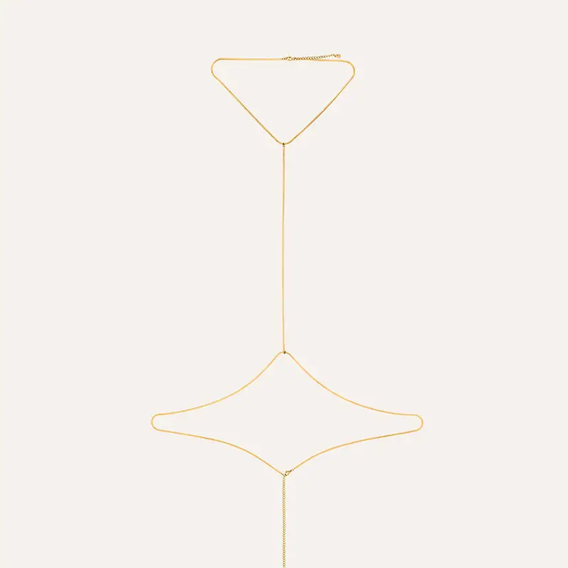 Bodychain Radiance Acciaio Dorato