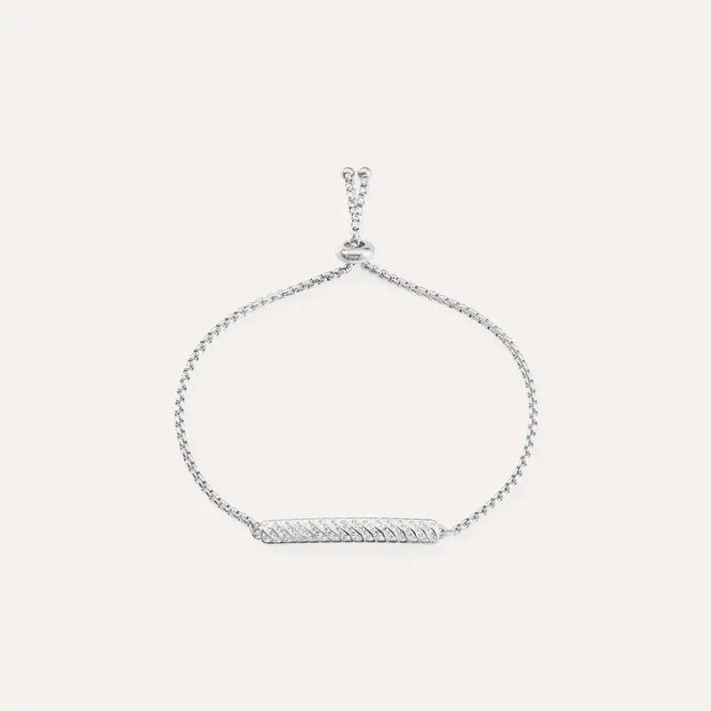 Bracciale Aura Acciaio Cristallo