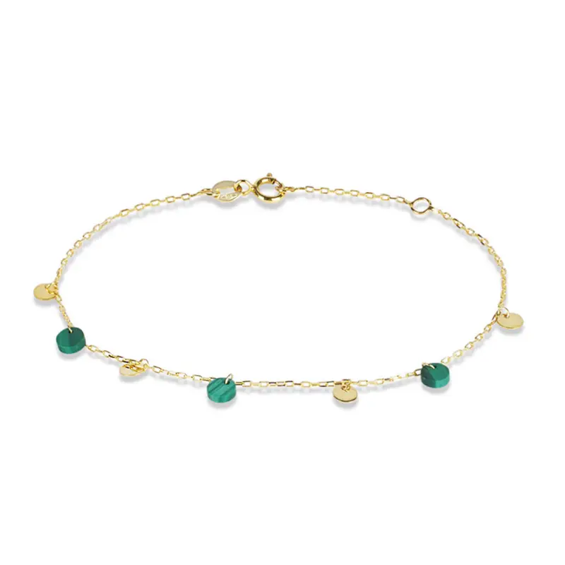 Bracciale Beverly Oro Giallo Malachite