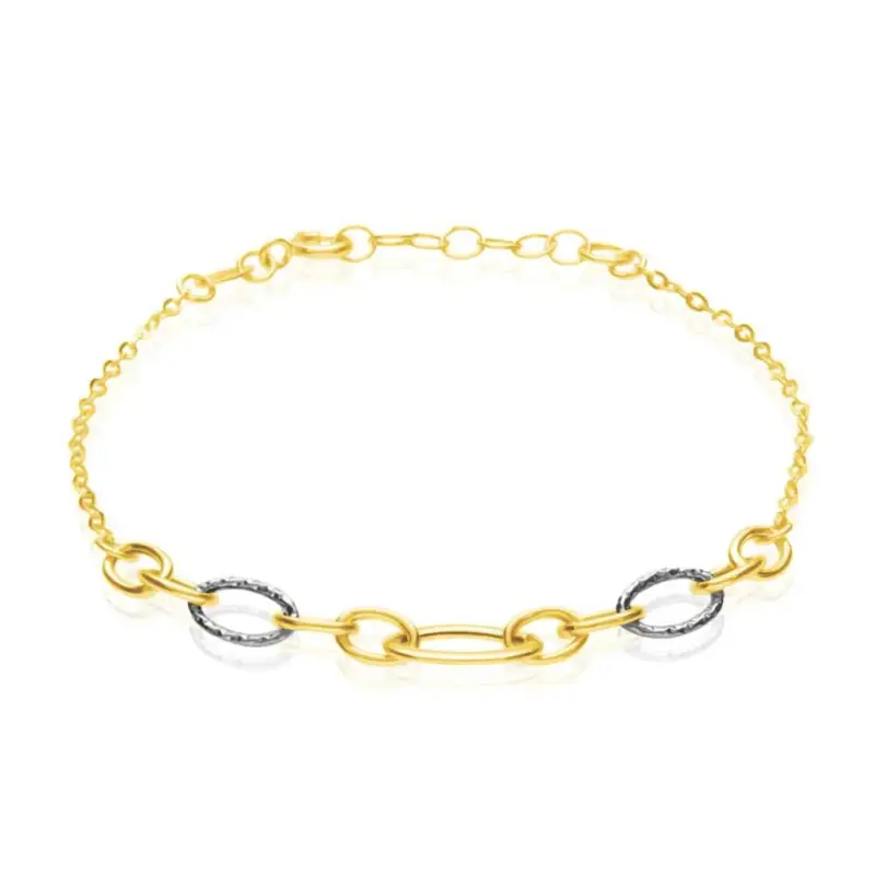 Bracciale Catena Beverly Oro Bicolore