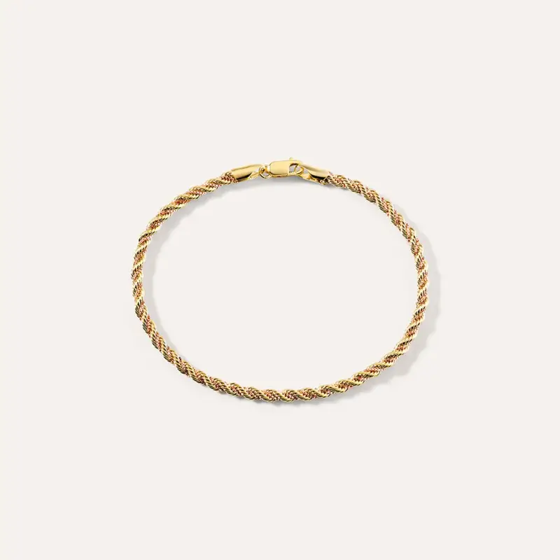 Bracciale Catena Colette Oro Bicolore Giallo / Rosa