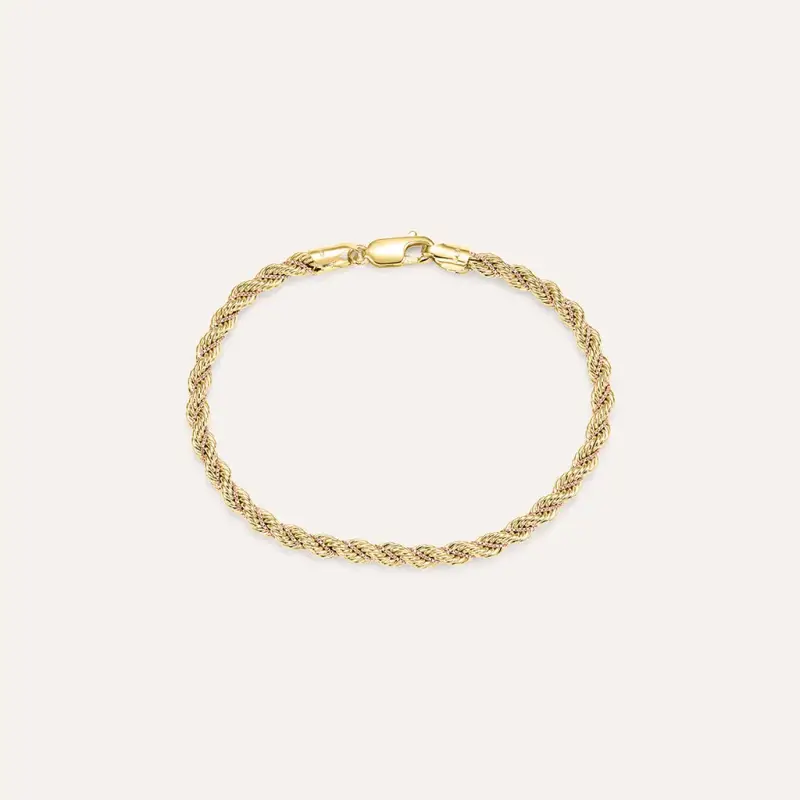 Bracciale Catena Colette Oro Bicolore Giallo / Rosa