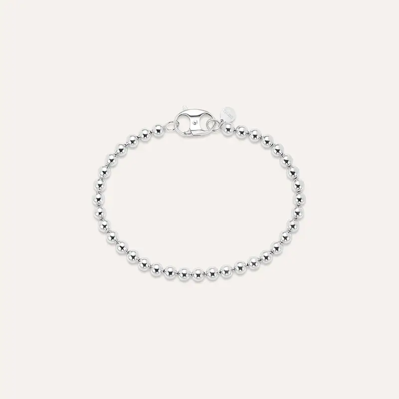 Bracciale Catena Gentleman Argento Rodiato