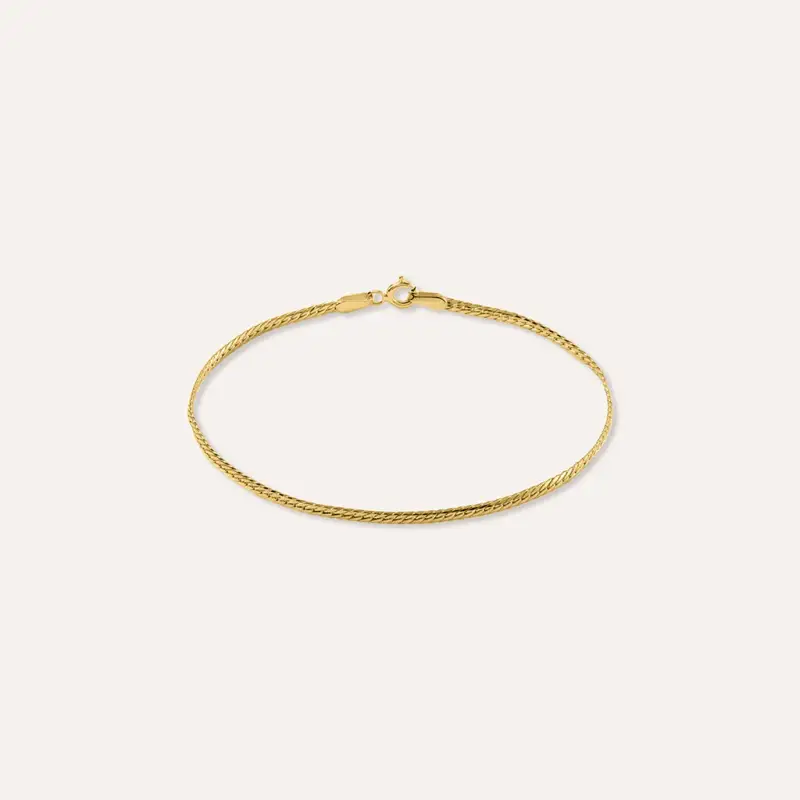 Bracciale Catena Gold Essence Oro Giallo