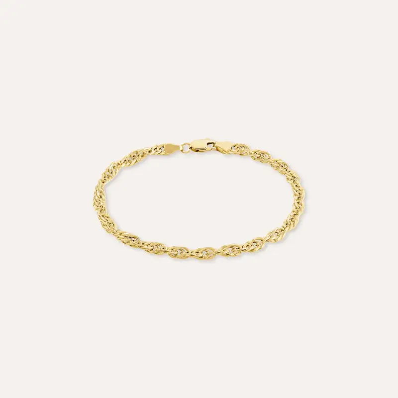 Bracciale Catena Gold Essence Oro Giallo