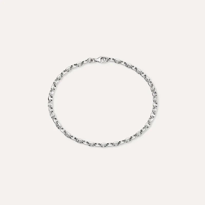 Bracciale Catena L homme Or Oro Bianco