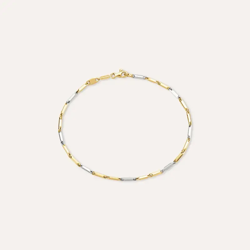 Bracciale Catena L homme Or Oro Bicolore