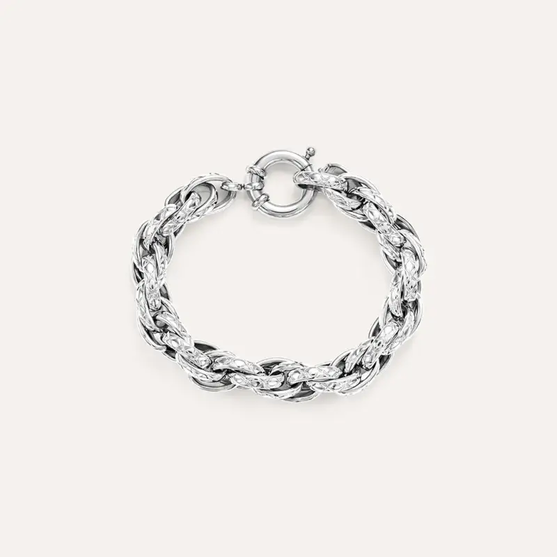 Bracciale Catena Moonlight Acciaio Bianco